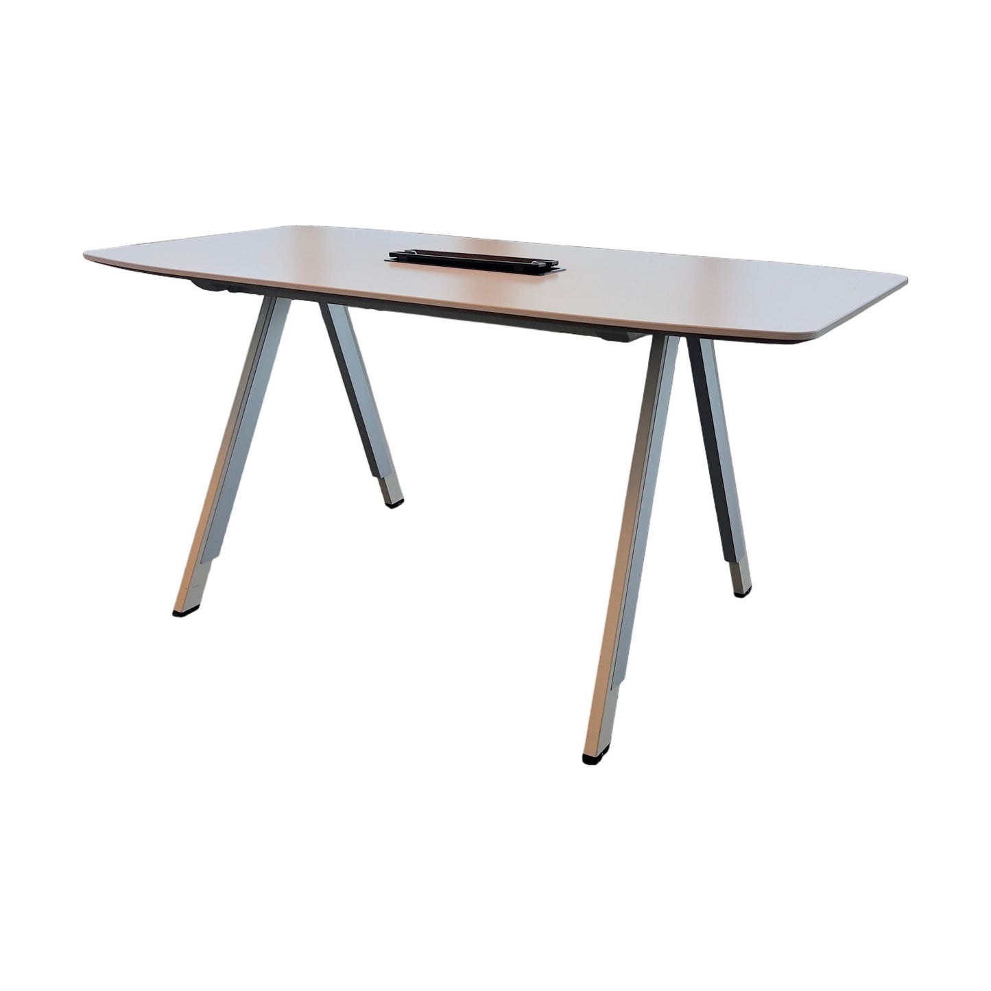 Møtebord fra Iglo, hvit laminat, 160x80 cm