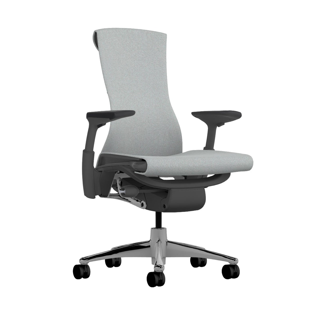 Embody kontorstol fra Herman Miller, grafitt ramme