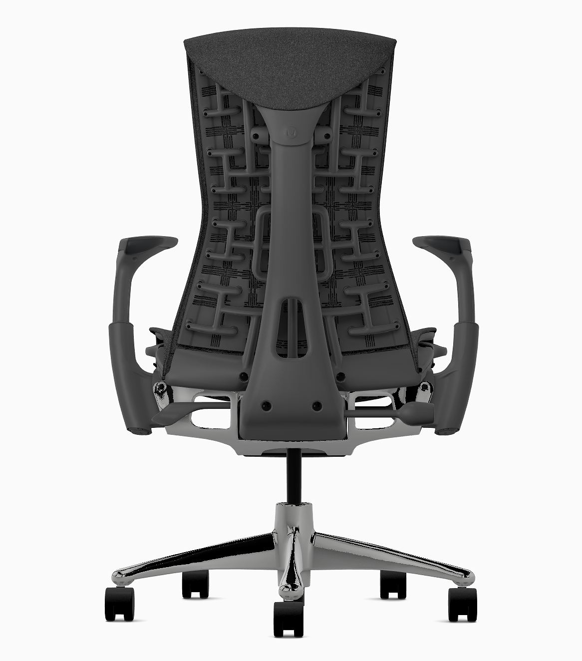 Embody kontorstol fra Herman Miller, Graphite ramme