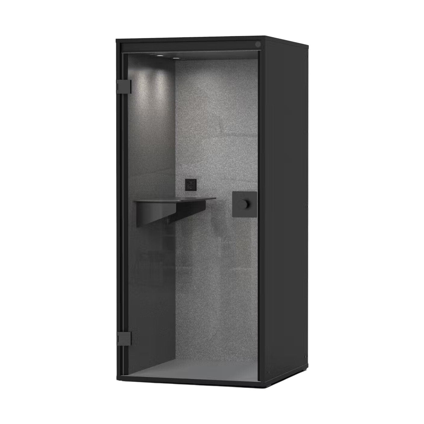 Focus stillerom fra Berlin Acoustics – svart, 970x990x215 cm