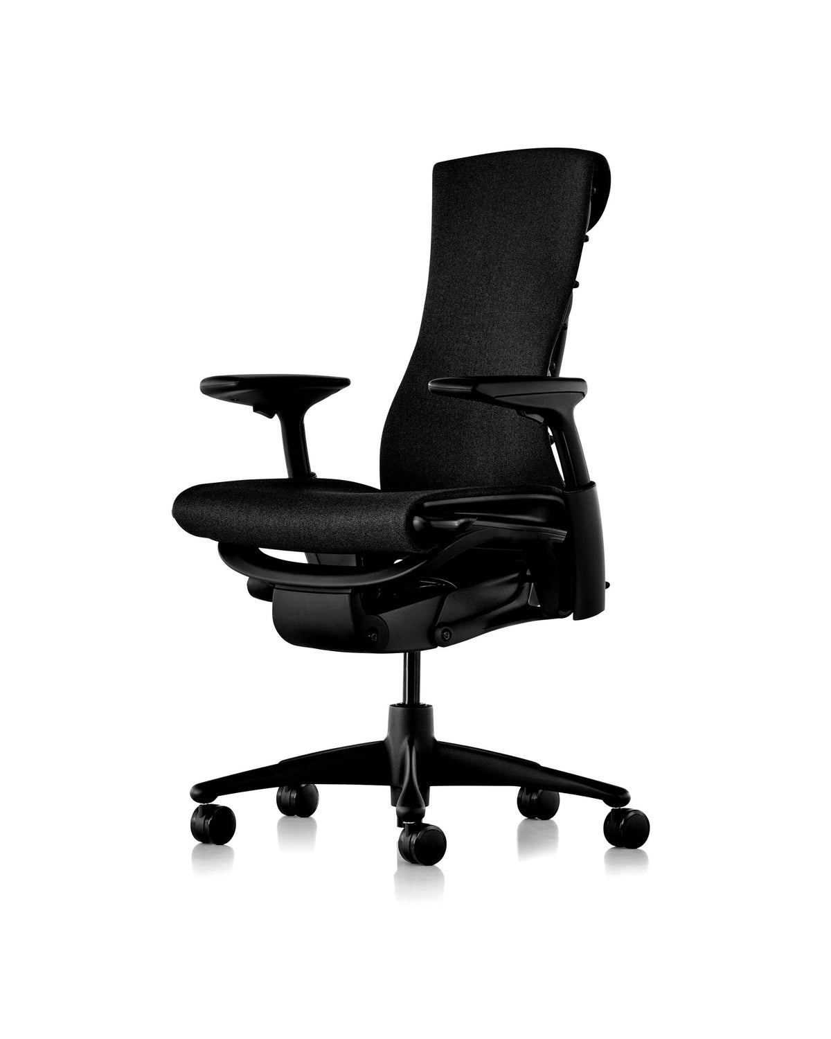 Embody kontorstol fra Herman Miller, Rhythm Black – Graphite ramme