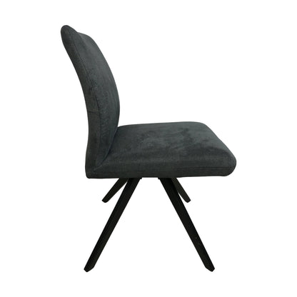 Hjort Knudsen spisestol, mikrofiber, grågrønn