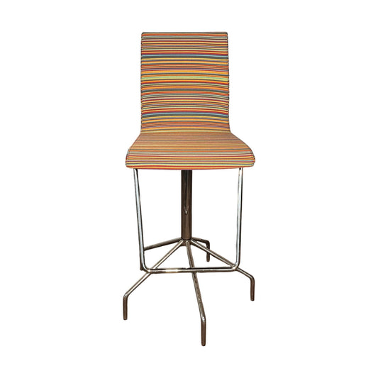 Flex up S-029 barstol fra Skandiform, regnbuefarget, 60x60 cm, 118 cm høy