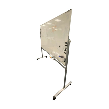 Roterbar whiteboard på hjul, 208x65x207cm