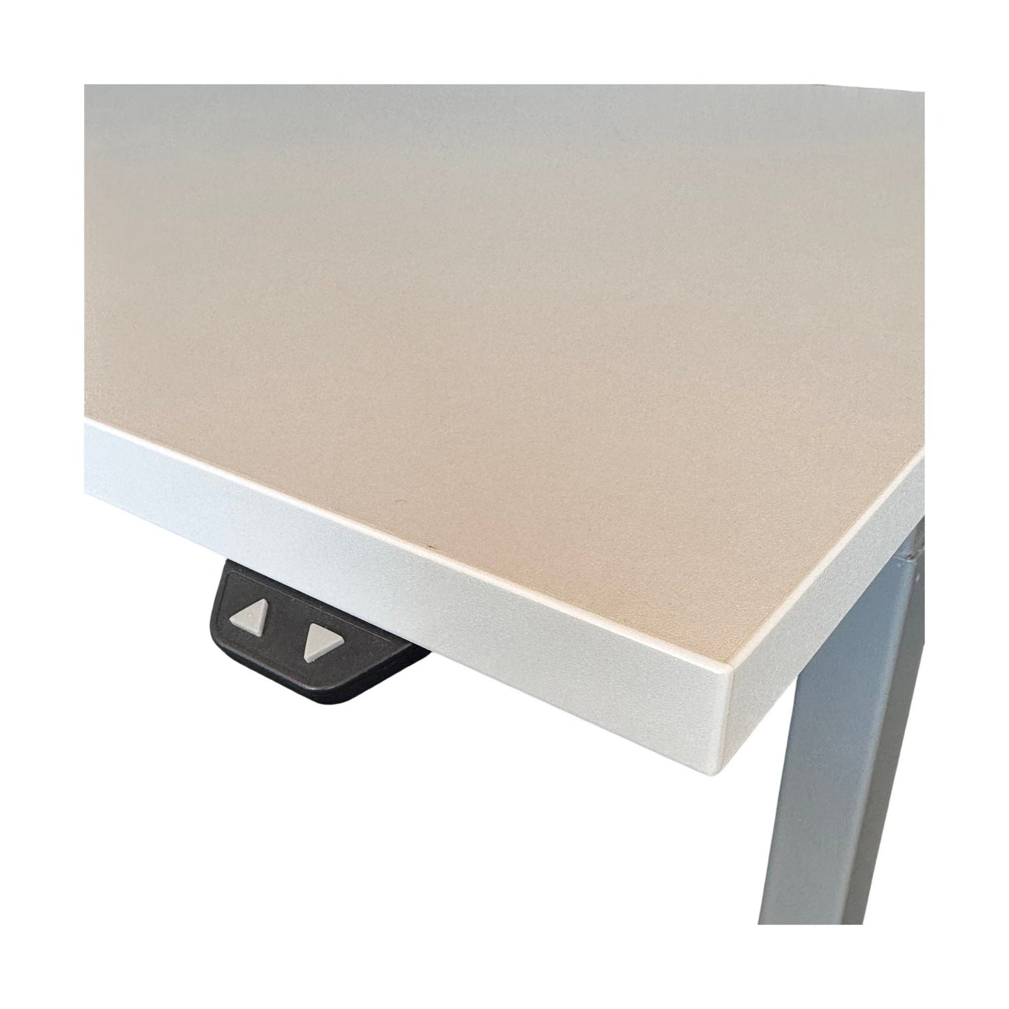 Elektrisk hev/senk skrivebord fra Linak, hvit, 140x80 cm