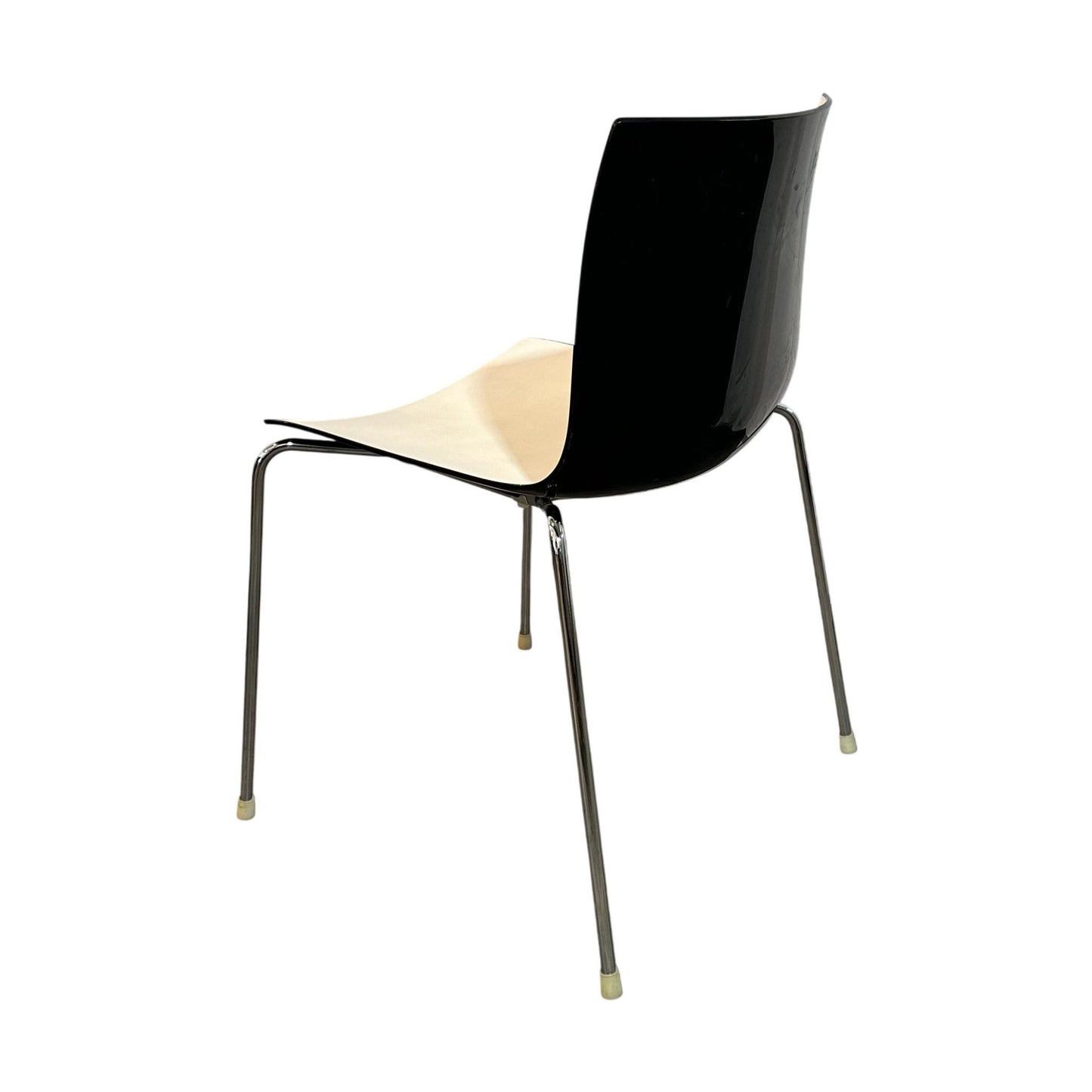 Arper Catifa 46 møteromsstol, hvit, stålramme