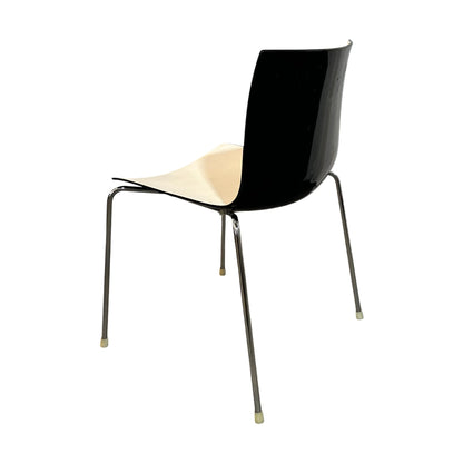 Arper Catifa 46 møteromsstol, hvit, stålramme