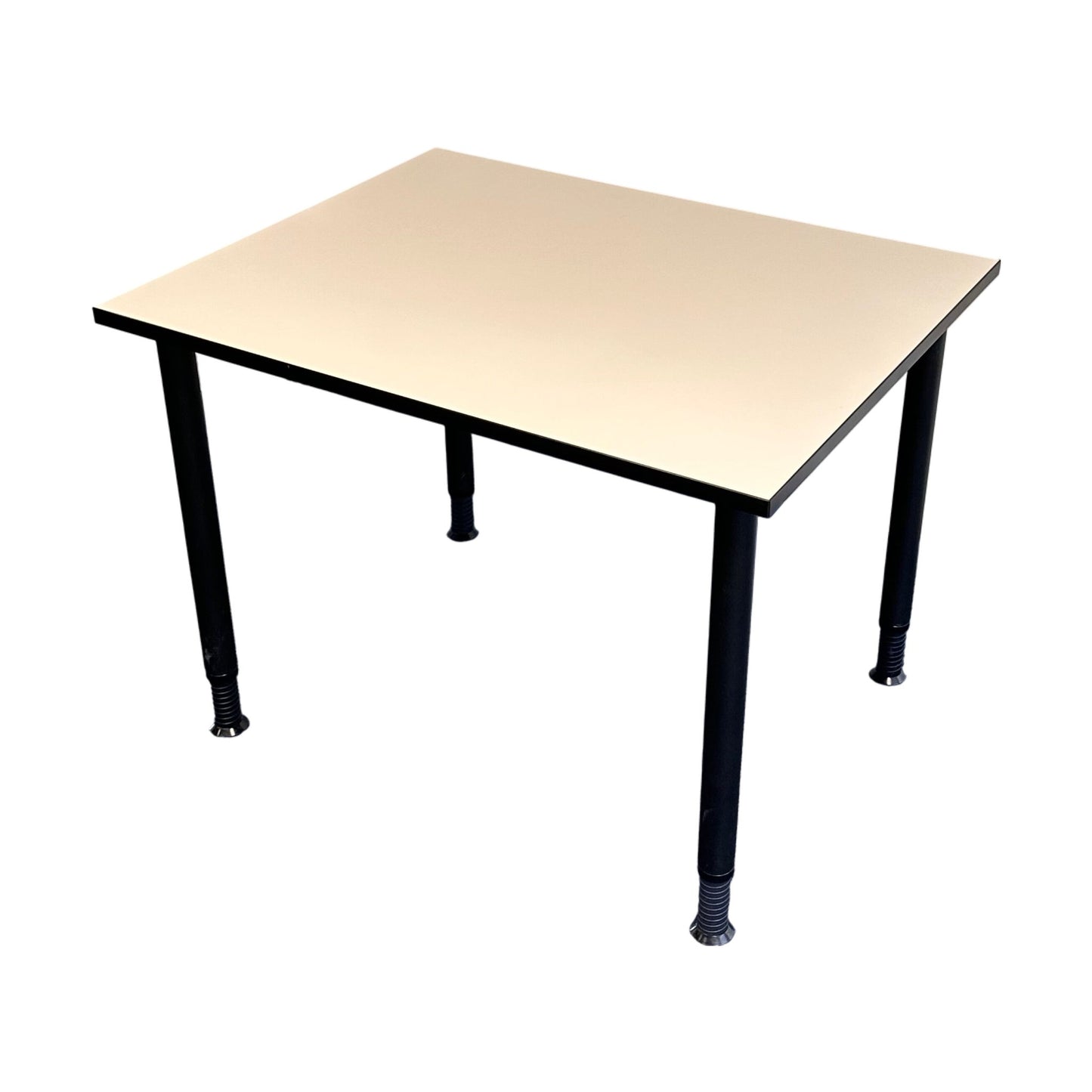 Enkelt skrivebord 100x80 cm, hvit, Edsbyn