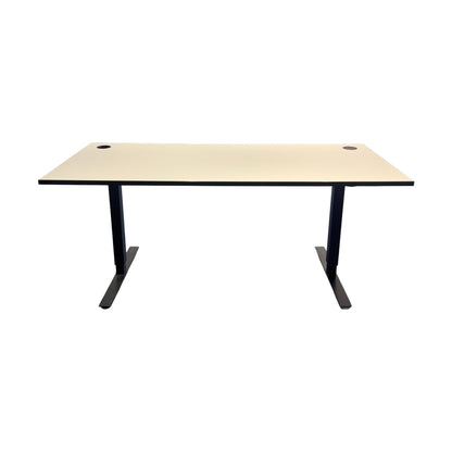 Elektrisk hev/senk skrivebord, 180x80 cm, hvit, Edsbyn