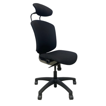 Kontorstol Maxicon fra Savo, svart stoff