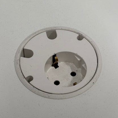 Elektrisk hev/senk skrivebord, hvit, 180x80 cm