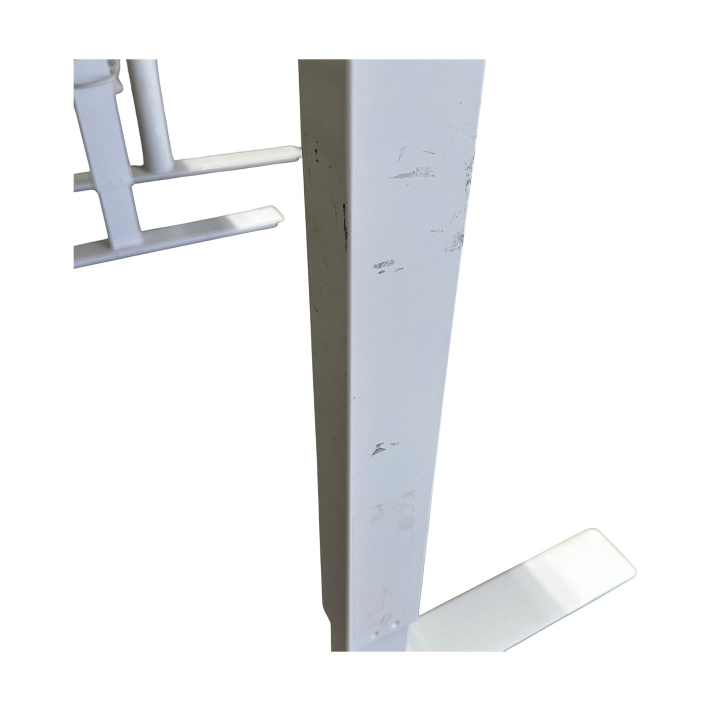 Trotten skrivebord fra IKEA, hvit laminat, 120x70 cm