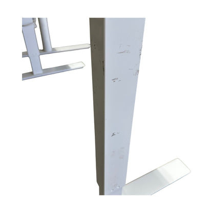 Trotten skrivebord fra IKEA, hvit laminat, 120x70 cm