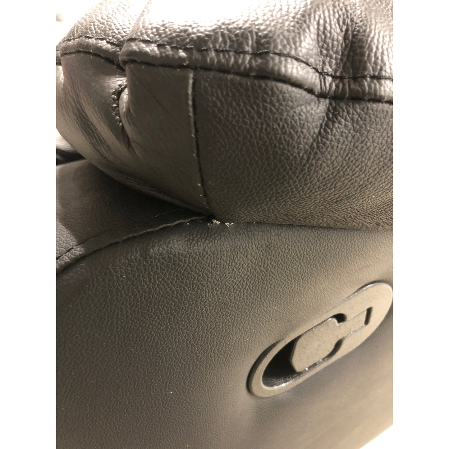 Mora 3-seter Reclinersofa, Sort Hud/PU