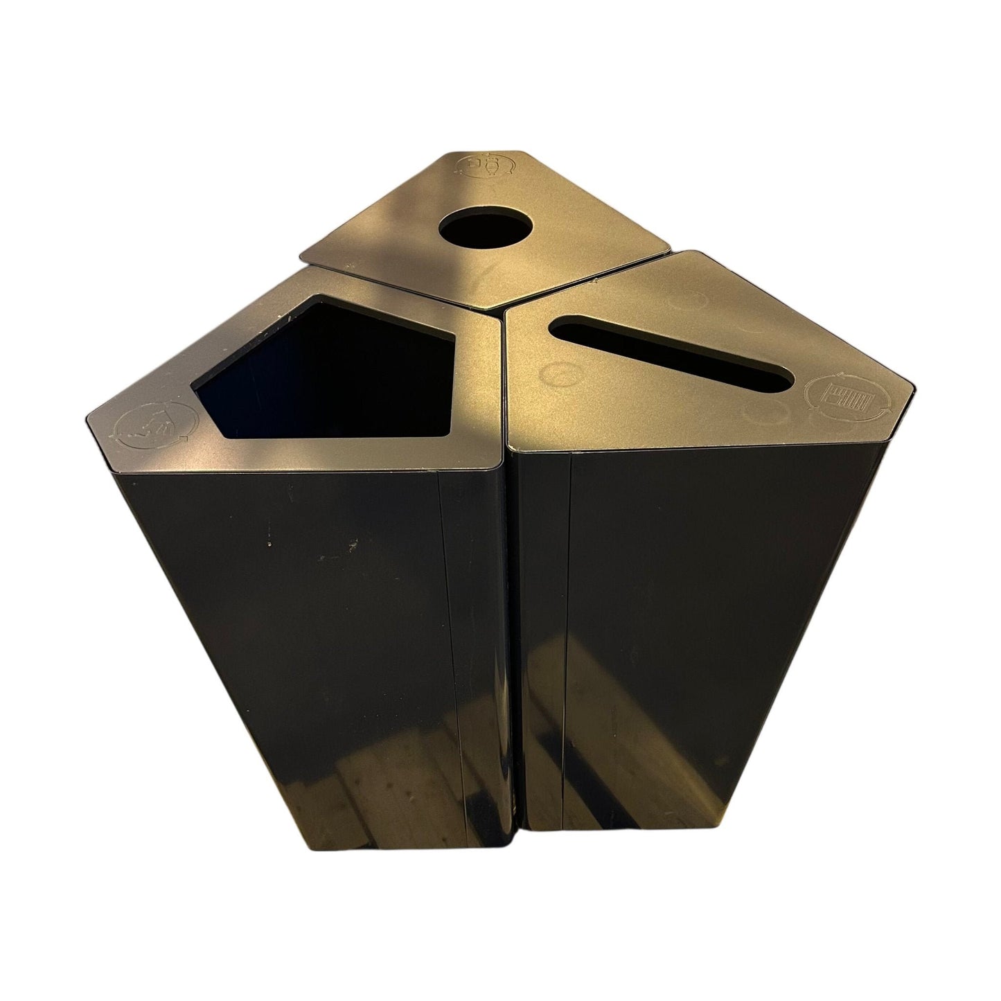 Trece Kite avfallsbeholdere 3stk, Papir, Pant og Rest