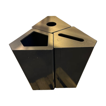 Trece Kite avfallsbeholdere 3stk, Papir, Pant og Rest