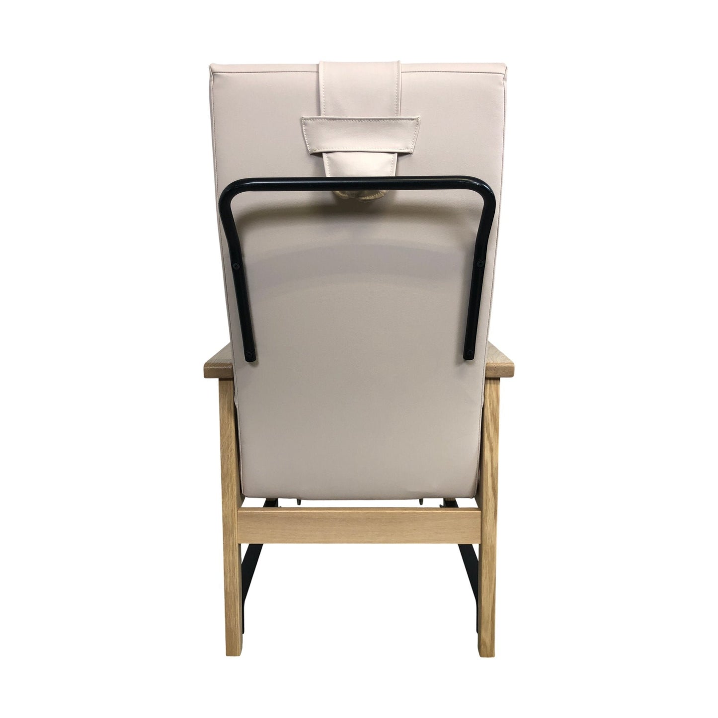 Zeta hvilestol fra VAD, rosa skinn