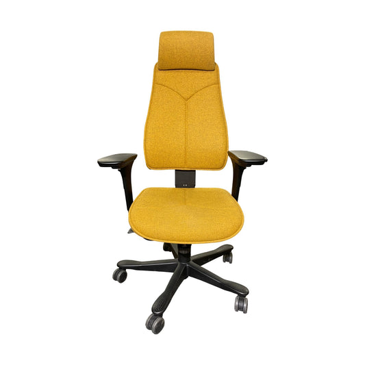 Kinnarps Freefloat 6000/8000 kontorstol, gul