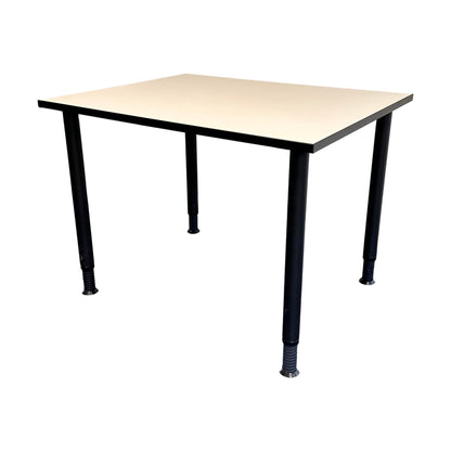 Enkelt skrivebord 100x80 cm, hvit, Edsbyn