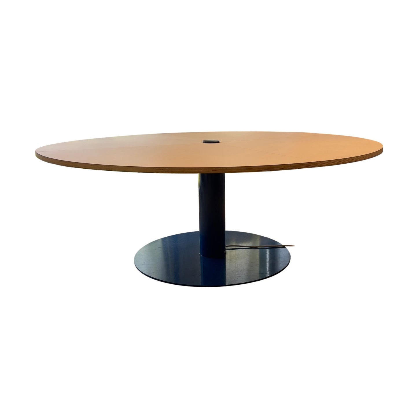 Møtebord i grå laminat, 200Øx72 cm