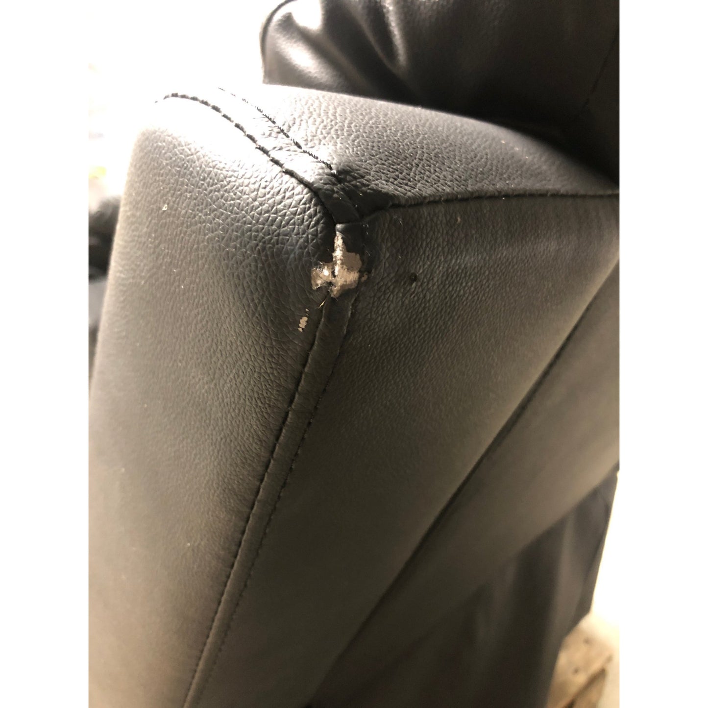 Mora Reclinerstol - Sort Hud/PU