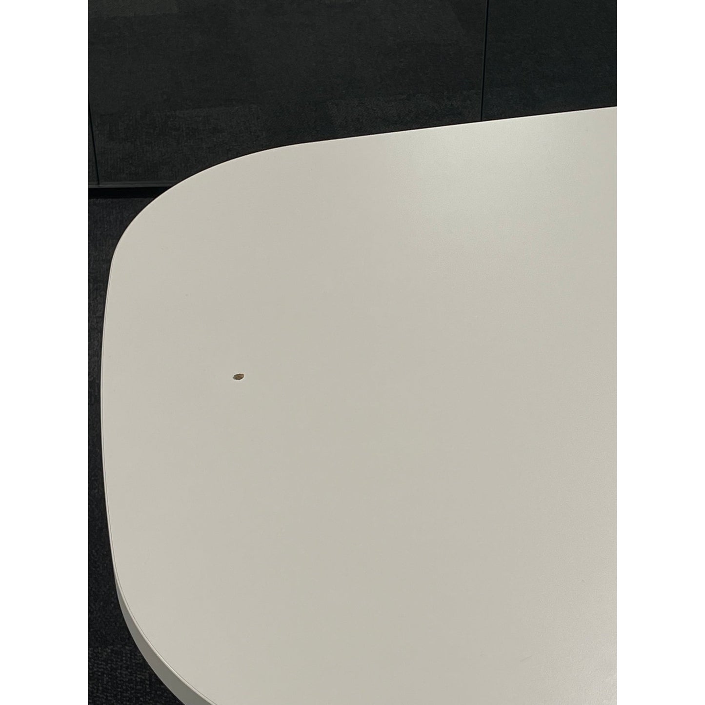 Møtebord, hvit bordplate, 230x90 cm