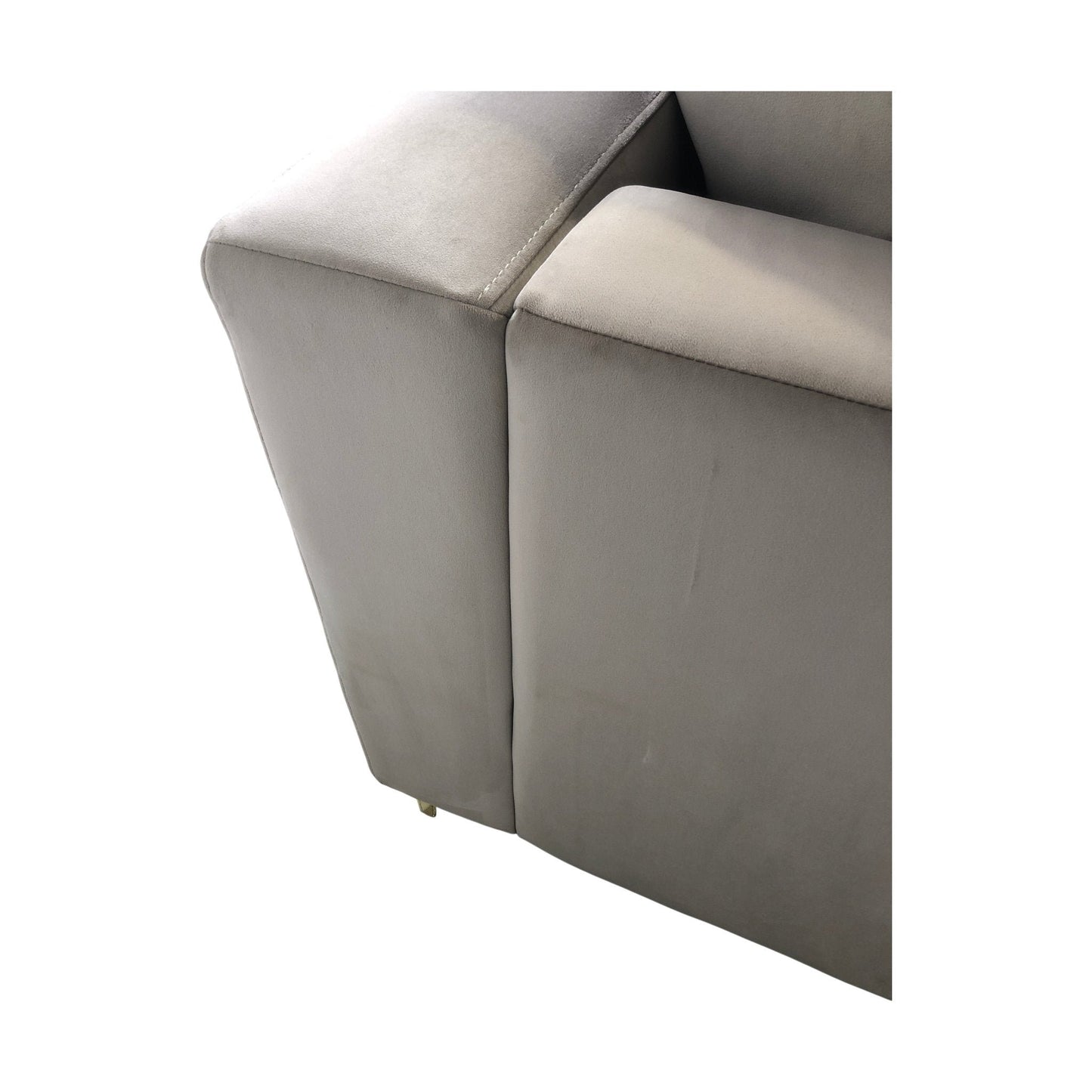 Boston 3-seter sofa fra A-Møbler, beige velour