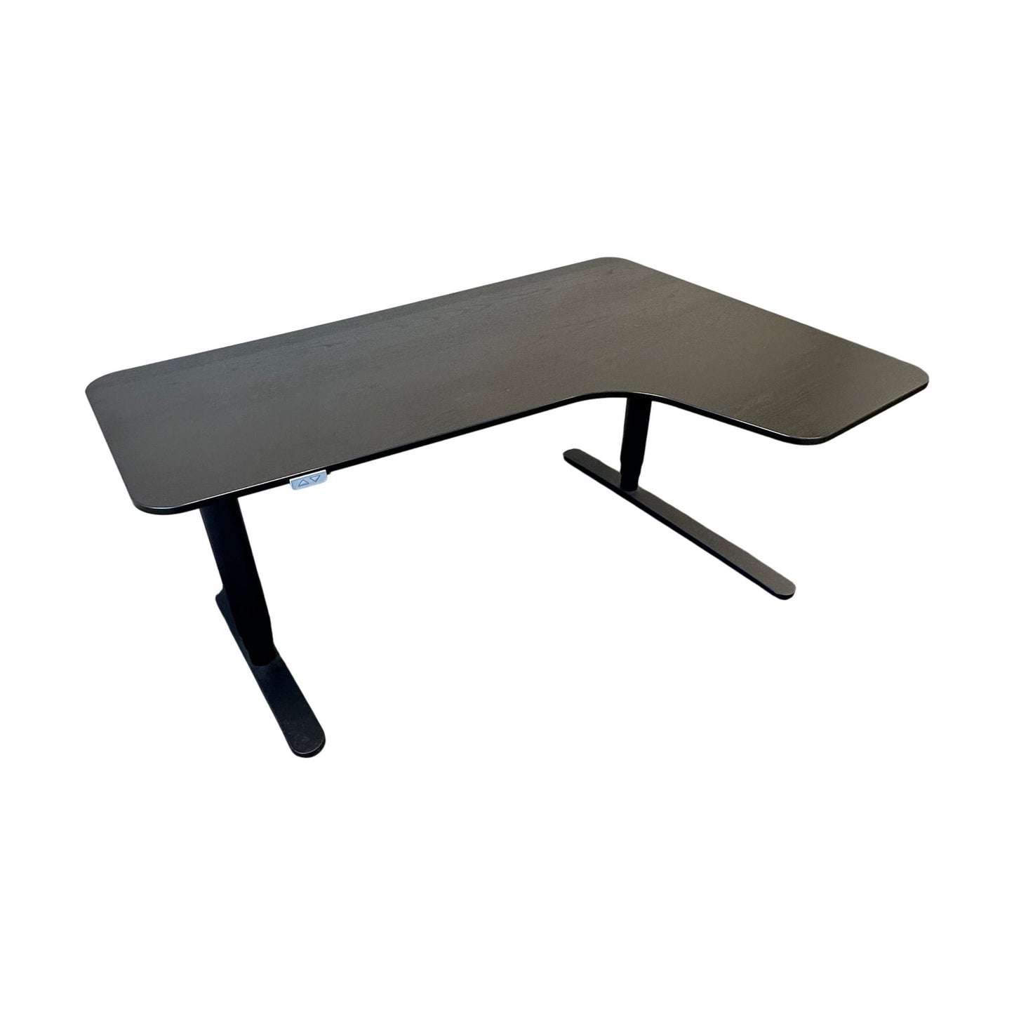 Bekant elektrisk hev/senk skrivebord fra IKEA, svart laminat, 160x120 cm