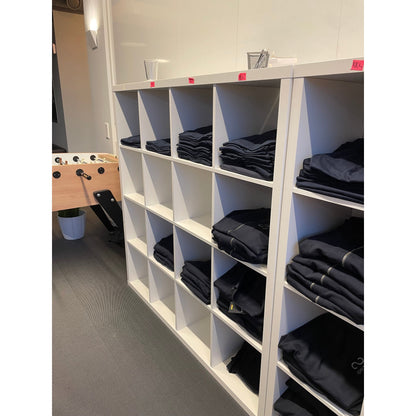 Kallax hylle fra IKEA, åpen, hvit