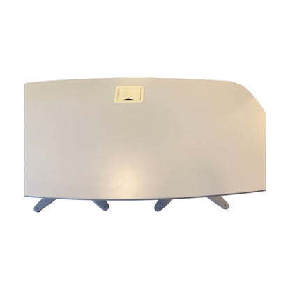 Møtebord fra Kinnarps, grå laminat, 180x90 cm