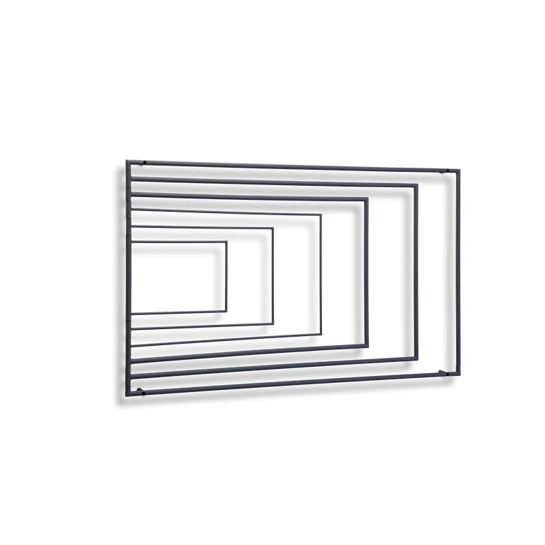 Frame wall rack fra Northern, svart, 88x10x53cm