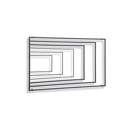 Frame wall rack fra Northern, svart, 88x10x53cm