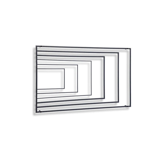 Frame wall rack fra Northern, svart, 88x10x53cm