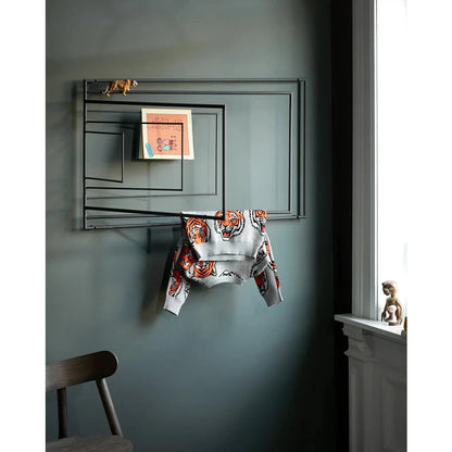 Frame wall rack fra Northern, svart, 88x10x53cm