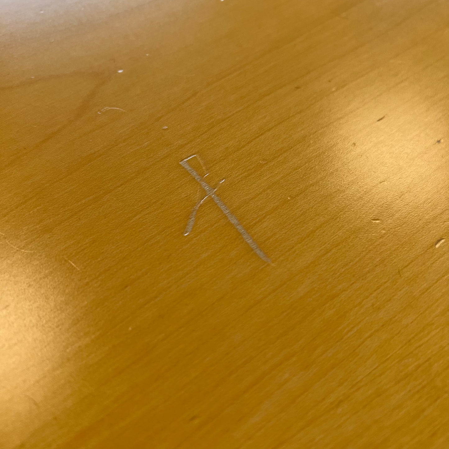 Båtformet møtebord, trefarget, 360x120