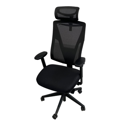 Kontorstol m/ sort mesh