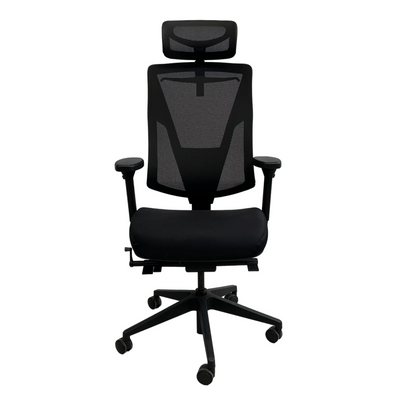 Kontorstol m/ sort mesh