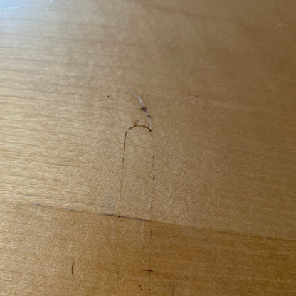 Trefarget skrivebord m/høyresving, 200cm