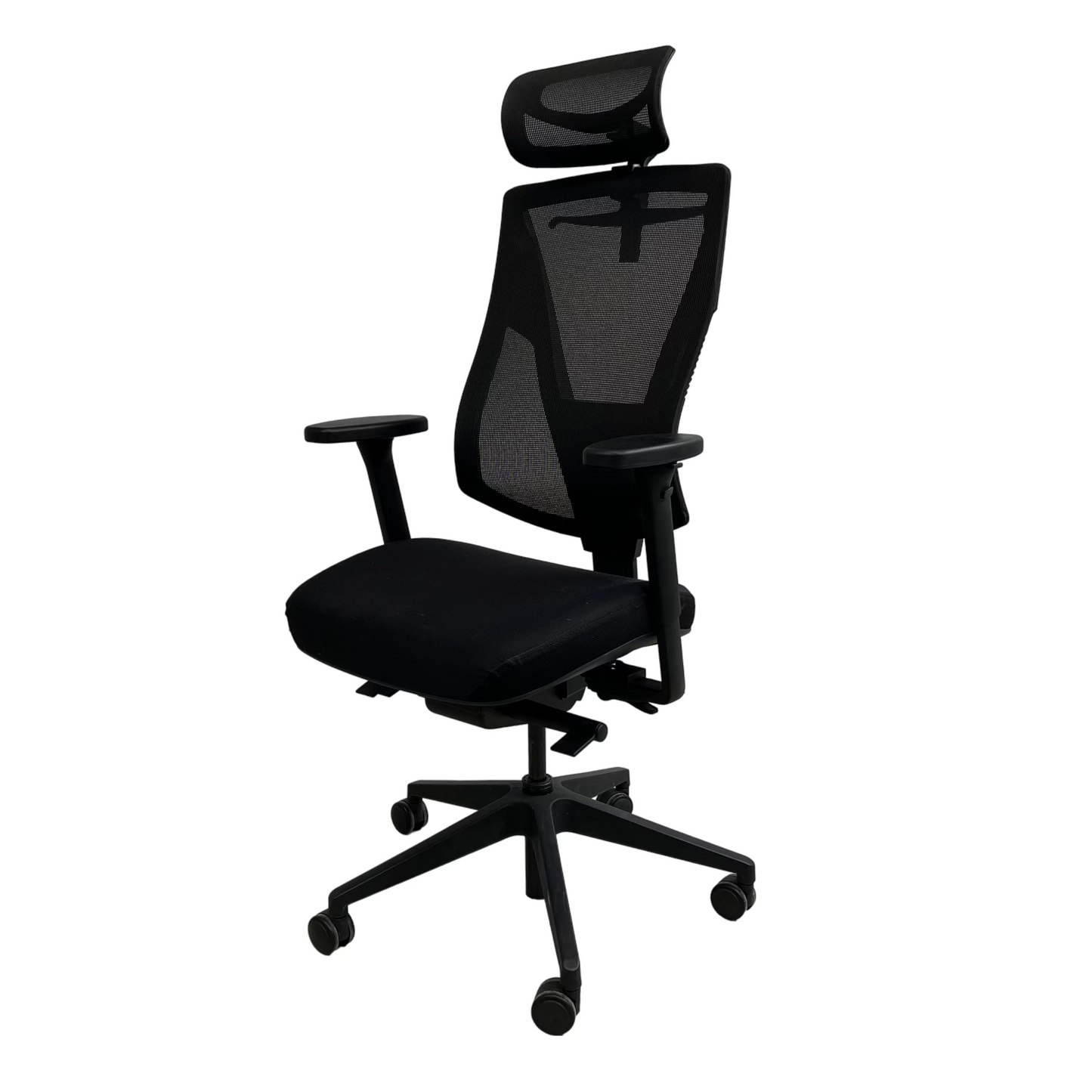 Kontorstol m/ sort mesh