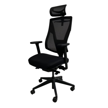 Kontorstol m/ sort mesh