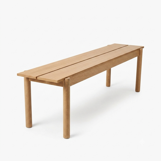 Linear sittebenk fra Muuto