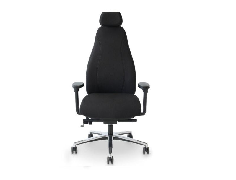 Kontorstol Gena med armlener og nakkestøtte