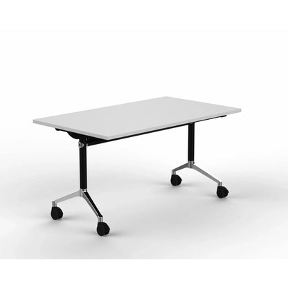 (120x60) Narbutas Flip Top skrivebord i hvit