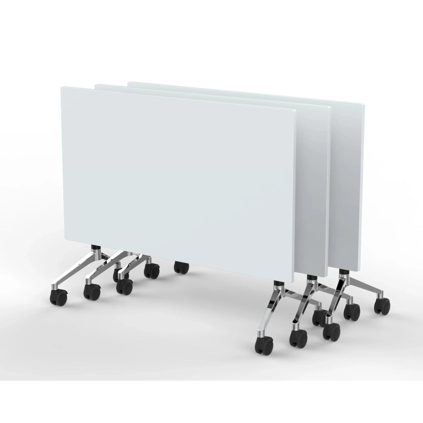 (120x60) Narbutas Flip Top skrivebord i hvit