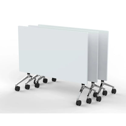 (120x60) Narbutas Flip Top skrivebord i hvit
