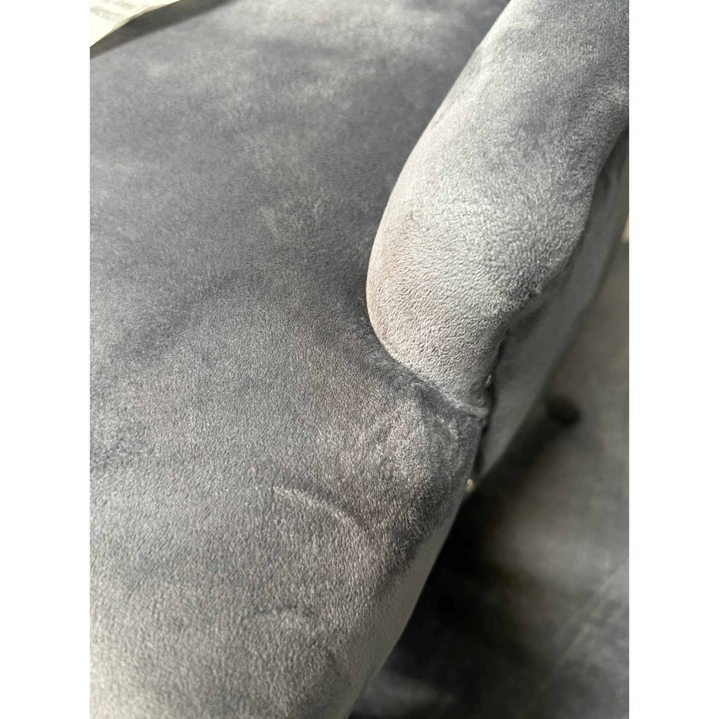 Megan spisestol fra A-Møbler, velour, mørk grå