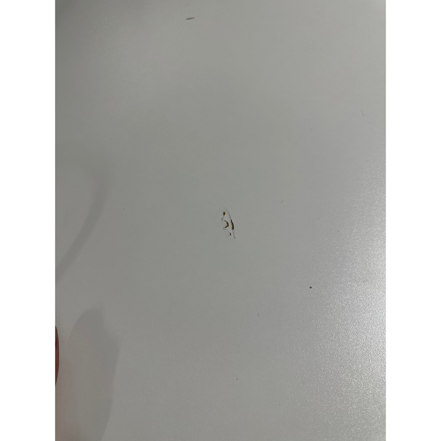 Helhvitt elektrisk hev/senk skrivebord fra Linak, 120x70 cm