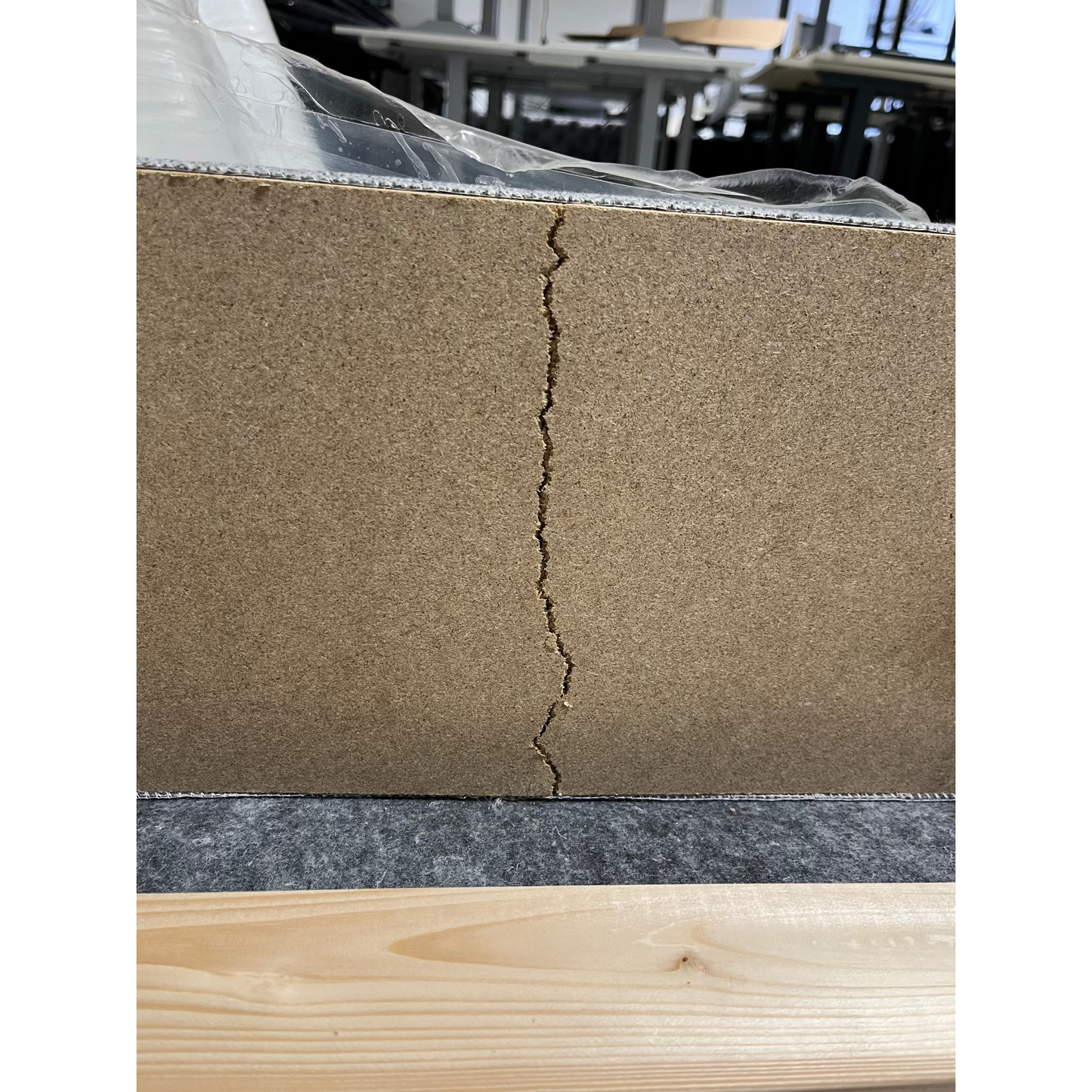 Kontinentalseng, Hdf av furu, Grå, 90x200 cm