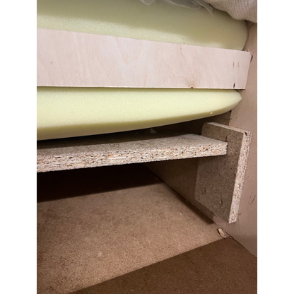 Isa Modulsofa 1,5 seter m/armlene høyre natur - 110x93x73 cm fra Kid