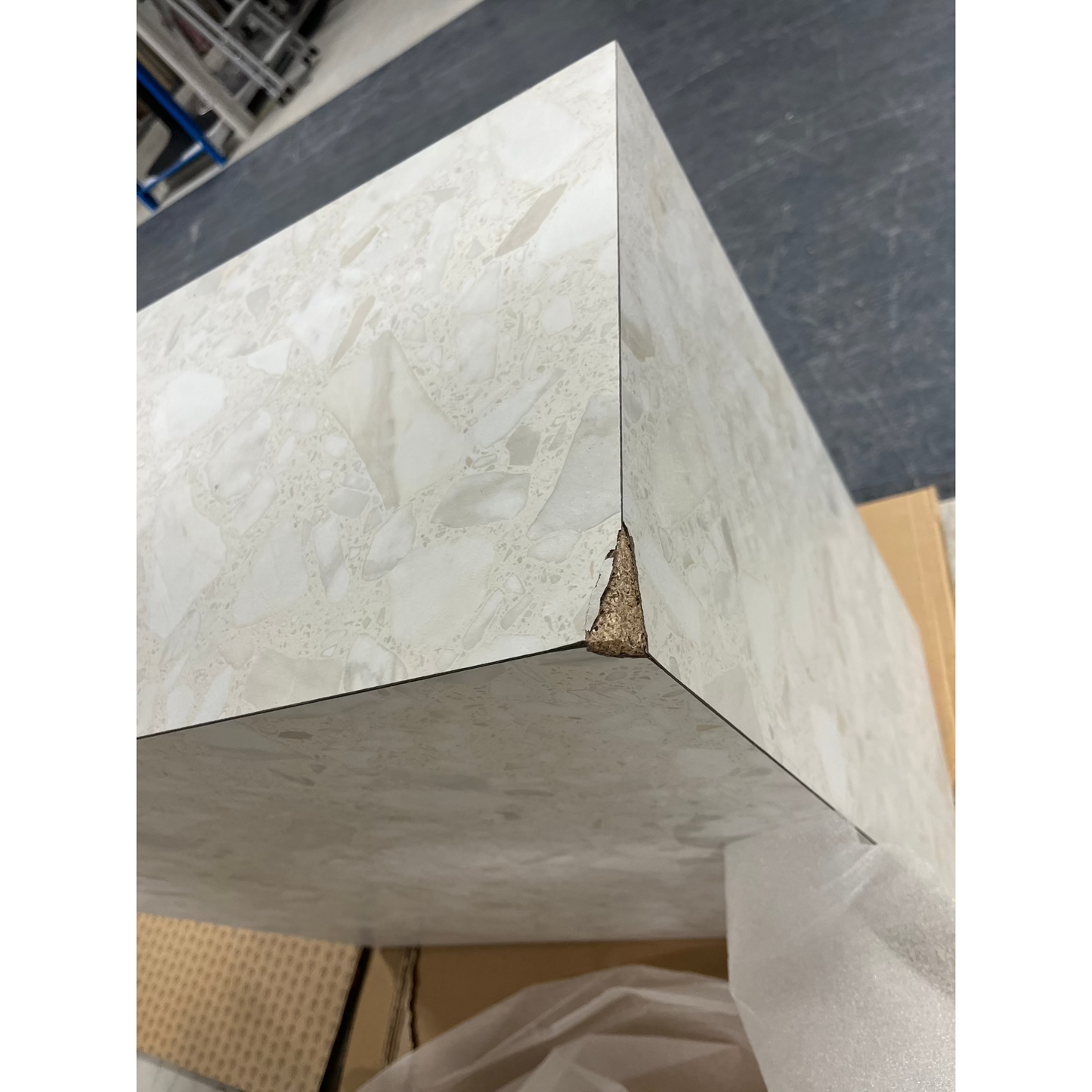 Hedda Sofabord fra Kid, multi beige, 75x75x35 cm